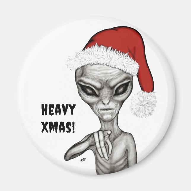 Íman Alienígena ruim, Natal pesado! (Frente)