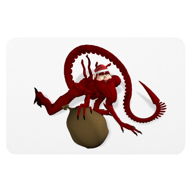 Íman Alienígena Santa Claus (Horizontal)