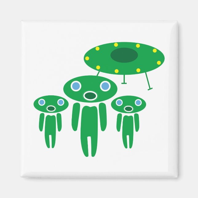 Íman Aliens de chegada (Frente)