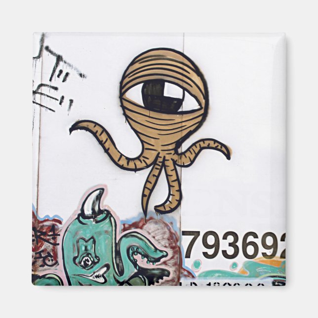 Íman Aliens Graffitti (Frente)