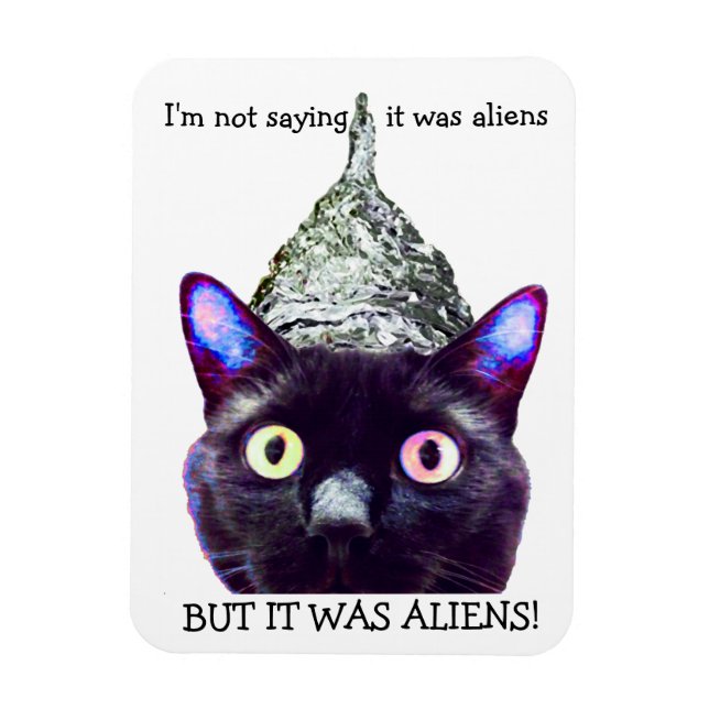 Íman Aliens! Íman de gato (Vertical)
