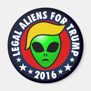 Íman Aliens para o presidente de Donald Trump em 2016