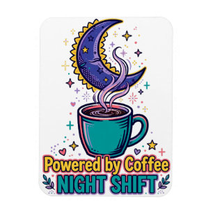Íman Alimentado pelo Ímã do Turno Noturno de Café