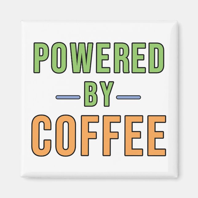 Íman Alimentado por Café (Frente)