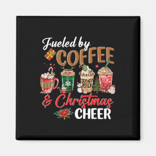 Íman Alimentado Por Café & Natal Cheer Holida