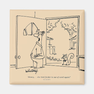 Íman Alimentador vazio do pássaro