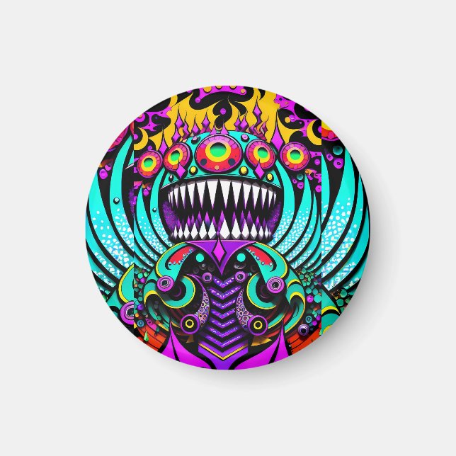 Íman Alimentando as guerras de arte - Ken Gage Art (Frente)