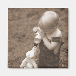 Íman Alimentando o ímã de cabra