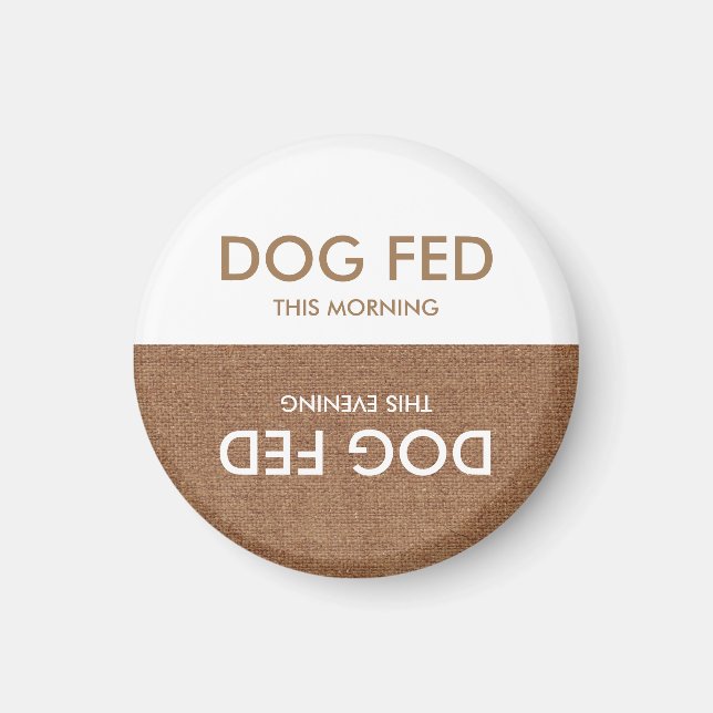 Íman Alimente aquele Cachorro! Um Magneta Lembrete da N (Frente)