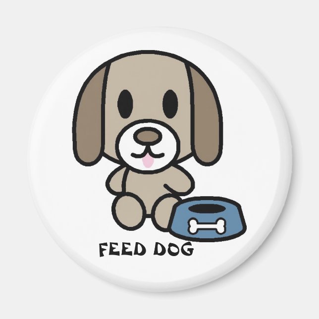 Íman Alimente O Cachorro! (Frente)