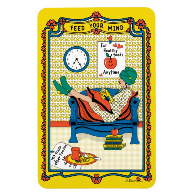 Íman Alimente o seu ímã de refrigeração Mind_B_4x6 (Vertical)