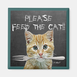 Íman Alimente por favor o gato! -