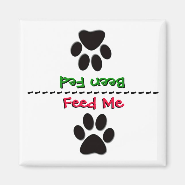 Íman Alimento ou Não Para Alimentação (Frente)