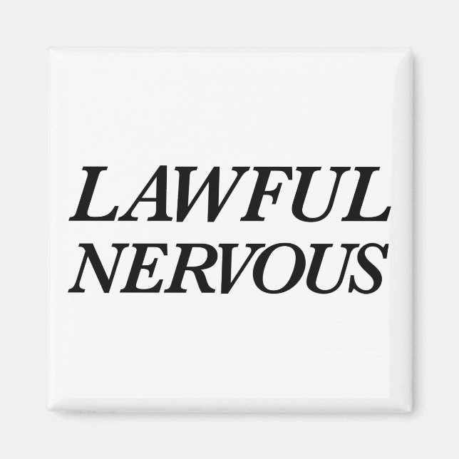 Íman Alinhamento da Busca Nervosa Legal (Frente)