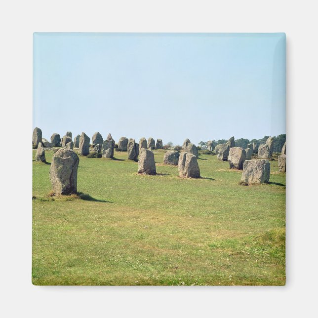 Íman Alinhamento das pedras em pé, megalítico (Frente)