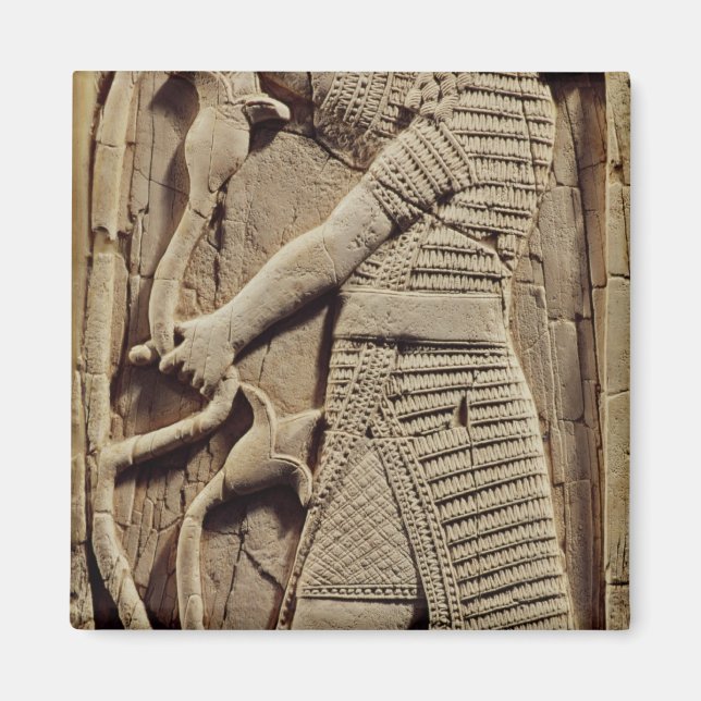 Íman Alivio representando um guerreiro (Frente)