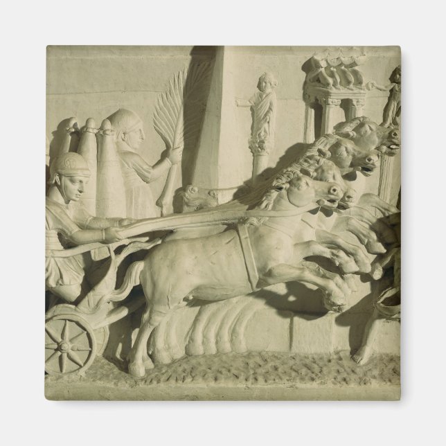 Íman Alivio representando uma corrida carruagem (Frente)