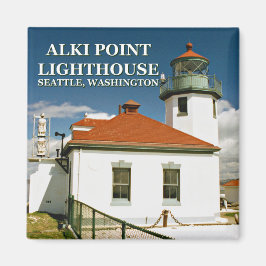 Íman Alki Point Lighthouse, Seattle Washington