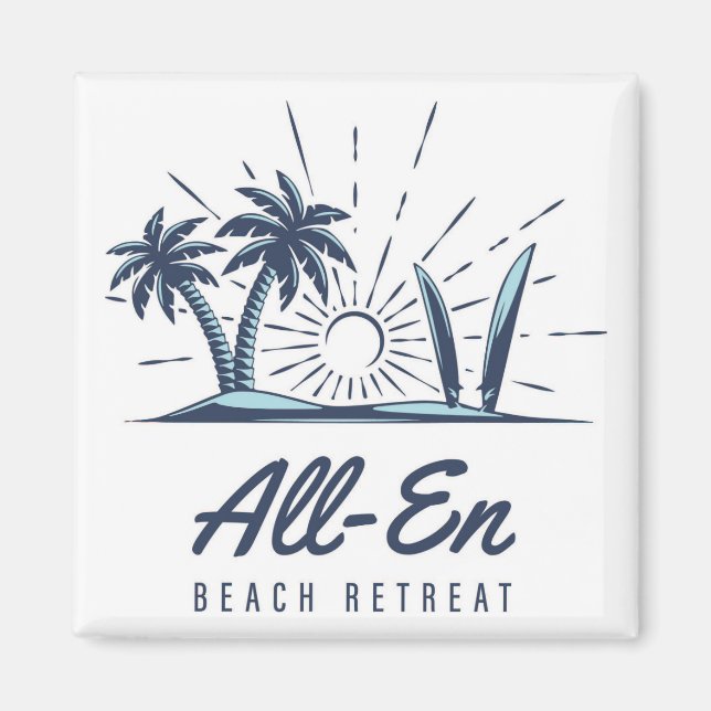 Íman All-En Beach Retreat Magnet 2 (Frente)