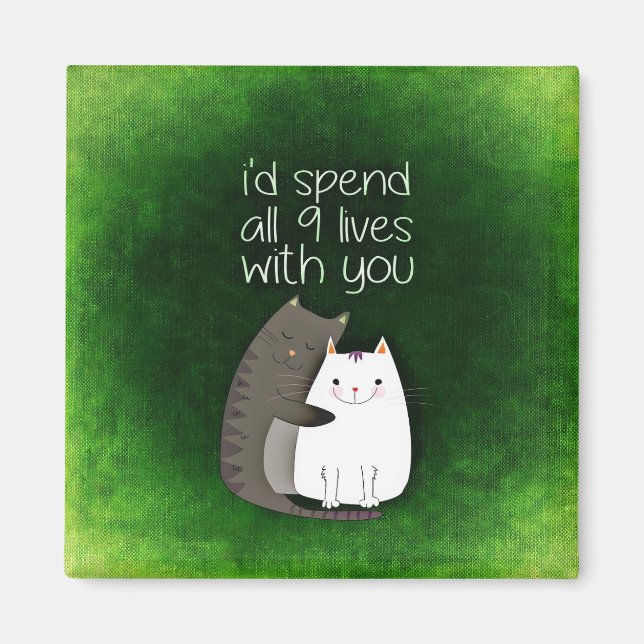 Íman All Nine Lives Magnet (Frente)