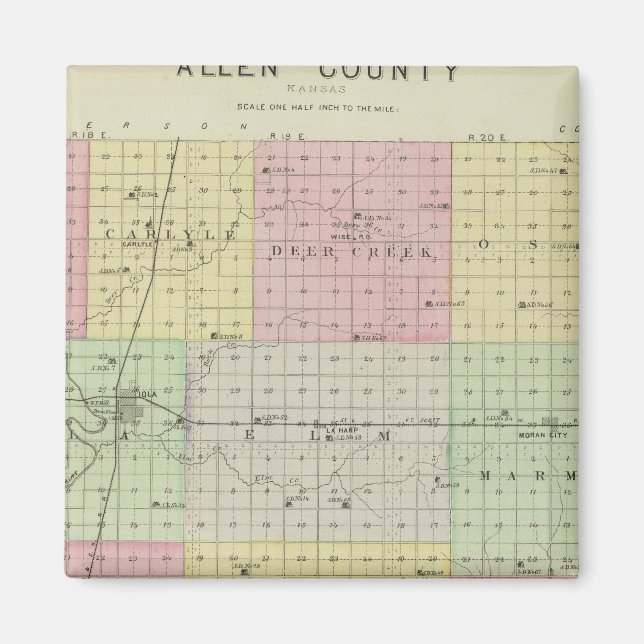 Íman Allen County, Kansas (Frente)