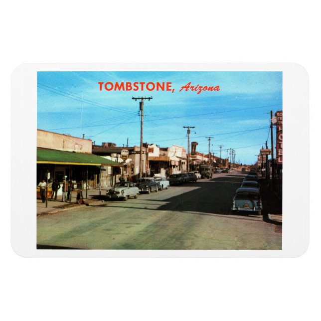 Íman Allen Rua, Tombstone AZ Vintage. (Horizontal)