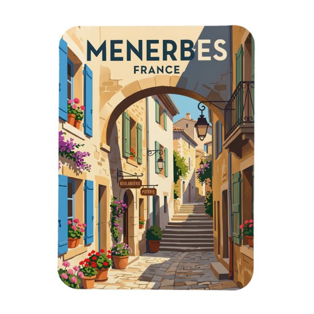 Íman Alley em Ménerbes França (Vertical)