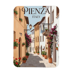 Íman Alley em Pienza Itália
