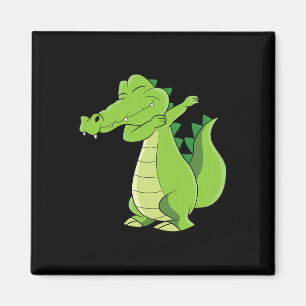 Íman Alligador Dançante Gift Funny Dabbing Alligator