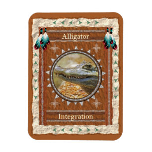 Íman Alligator-Integration - Magnet Flexi de Vinilo