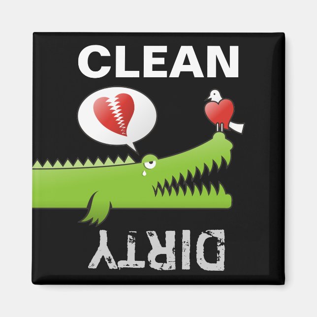 Íman Alligator no Amor (Frente)