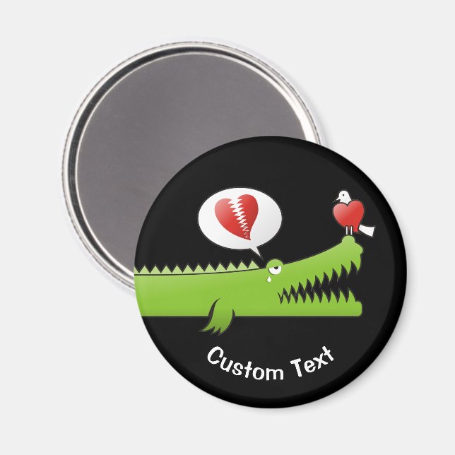 Íman Alligator no Love Magnet (Front/Back)