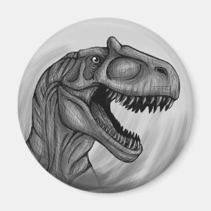 Íman Allosaurus Sketch