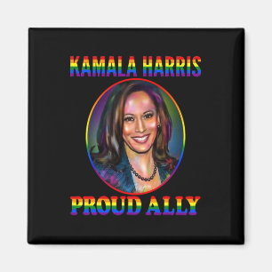 Íman Ally Kamala Harris Orgulho gay Mont De Sinalizador
