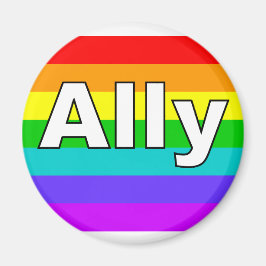 Íman Ally Pride Flag