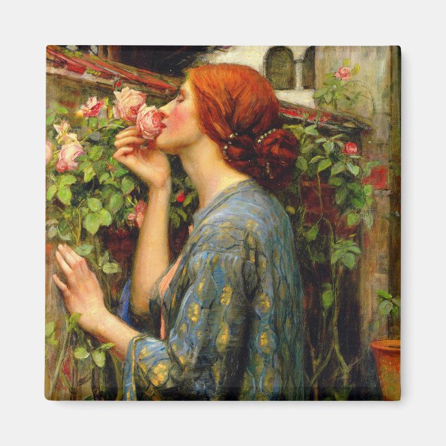 Íman Alma da Rosa John William Waterhouse (Frente)
