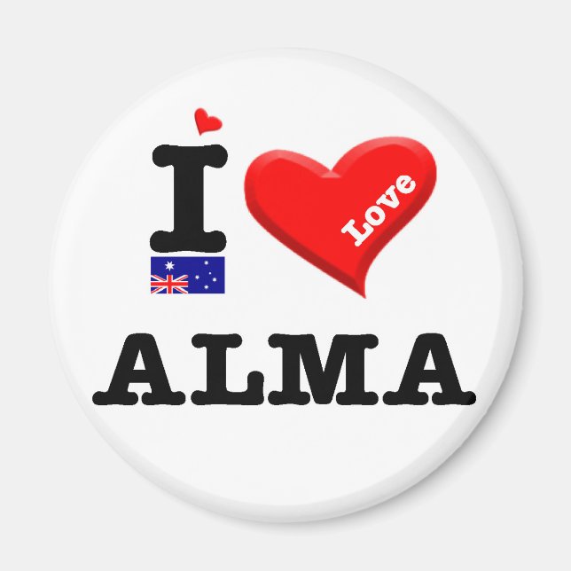 Íman ALMA - Eu amo (Frente)