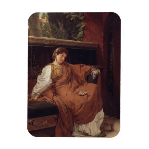 Íman Alma-Tadema Lesbia que Weeping sobre um pardal