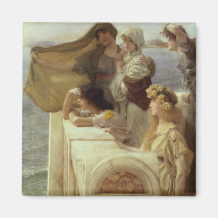 Íman Alma-Tadema   no Berço do Afrodite, 1908