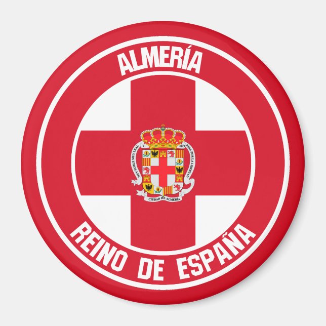 Íman Almería Round Emblem (Frente)