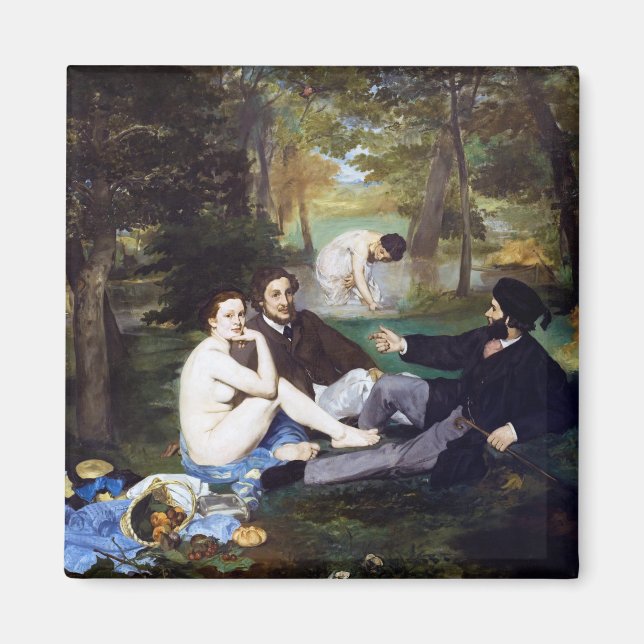 Íman Almoço na grama, Manet (Frente)
