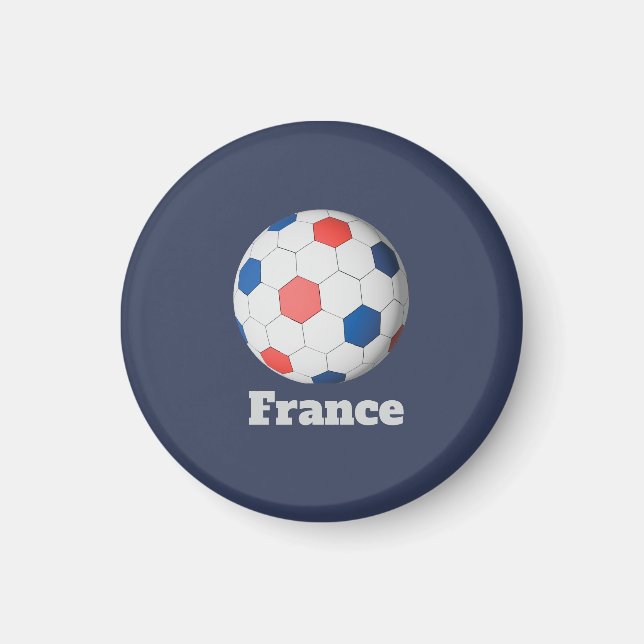 Íman Almofada de lançamento de futebol da França (Frente)