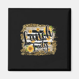 Íman Almofada De Sunflower Leopardo Primeira-Dama De Vo