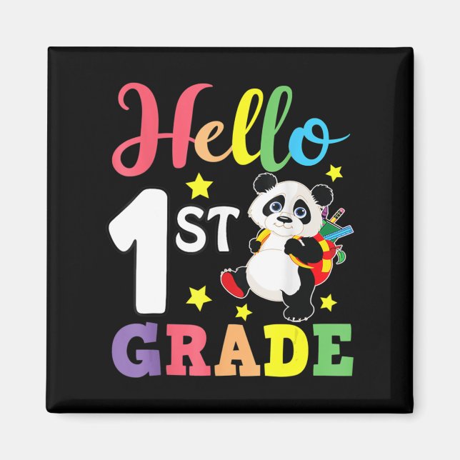 Íman Alô, 1rua De Panda Fofa De Volta Para Estudante De (Frente)