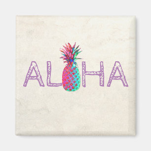 Íman Aloha abacaxi havaiano adorável