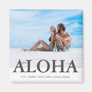 Íman Aloha Beach Photo Hawaii Casamento Favor