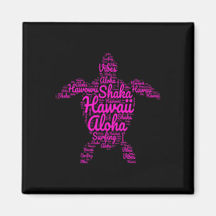 Íman Aloha Eu Amo Tartarugas Marinhas Havaianas Vibraçã