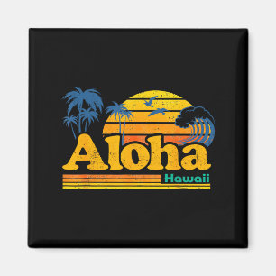 Íman Aloha havaí - férias de verão retrô na praia de pa