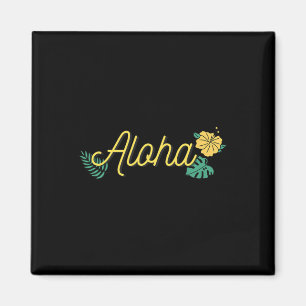 Íman Aloha Havaí Ilha Havaiana Hibisco Tropical Flo