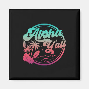 Íman Aloha Havaí Palmeira Tropical Ilha Havaiana Be